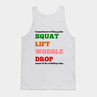 Squat Lift Wobble Drop Tank Top